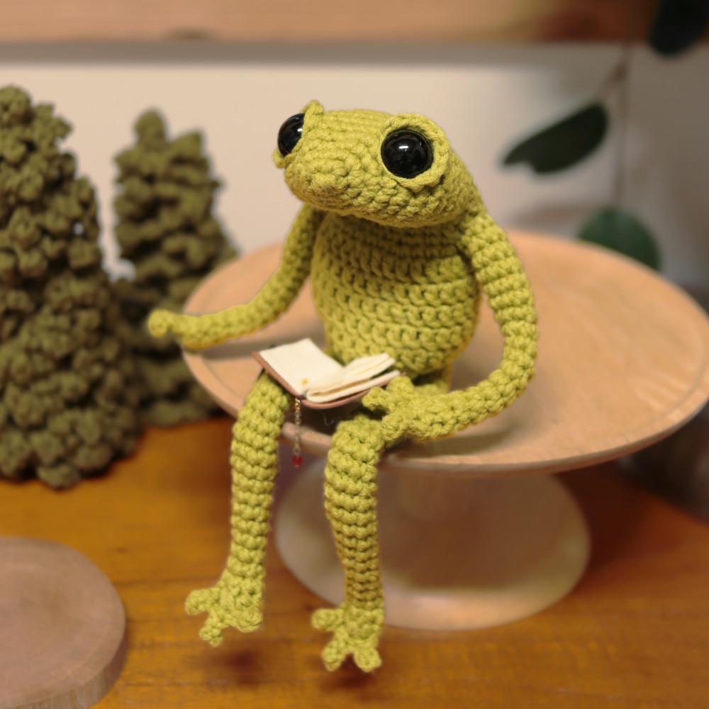 [코바늘 도안]개구리 친구