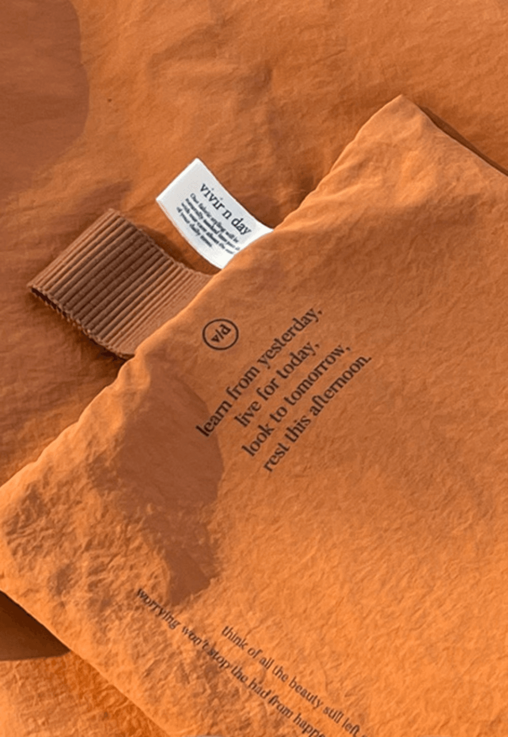 vermont picnic mat - orange