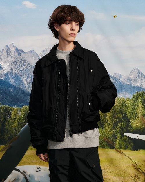 소프트쉘 MA-1 자켓 (블랙)