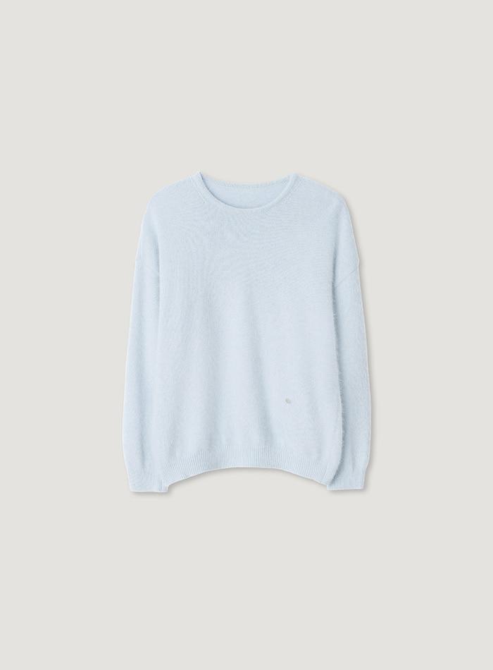 AINEE ANGORA KNIT_PURE BLUE