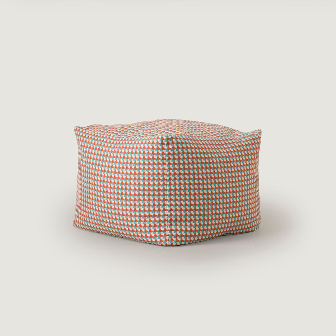 POUF | ORANGE PATTERN