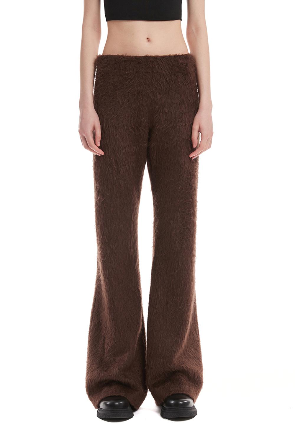 Brown Brushed Pants