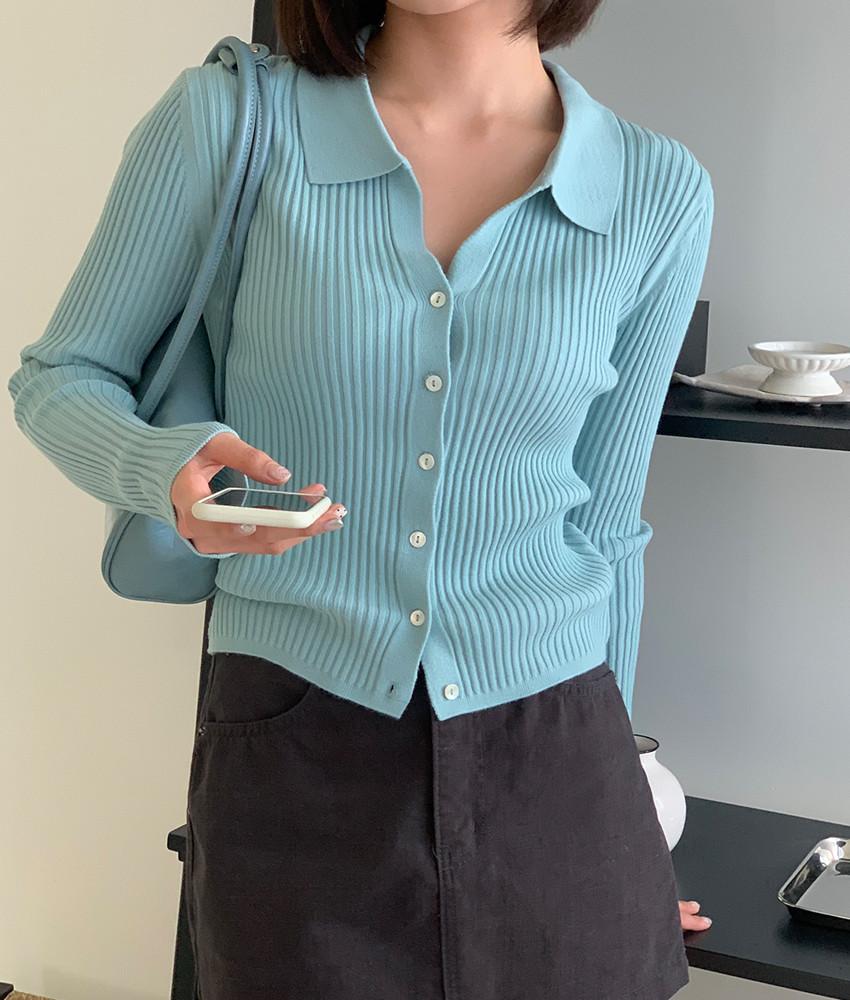 (핑크, 소라 당일발송)  마카롱 카라니트 4color! / 카라니트 여성골지니트 봄니트