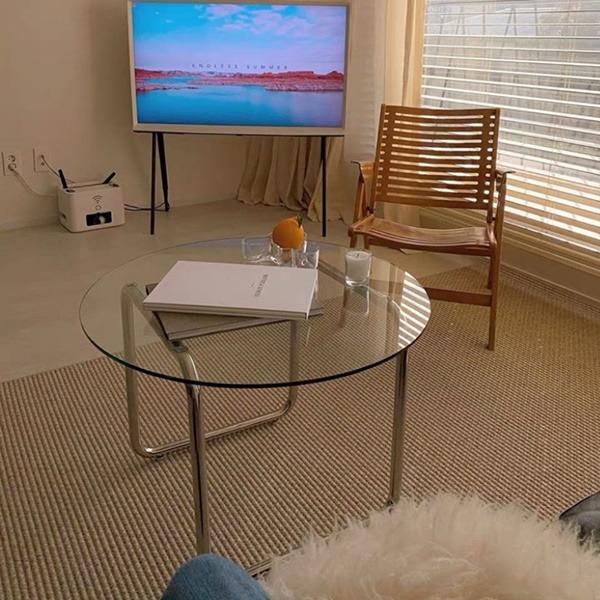 강화유리 마르셀 테이블