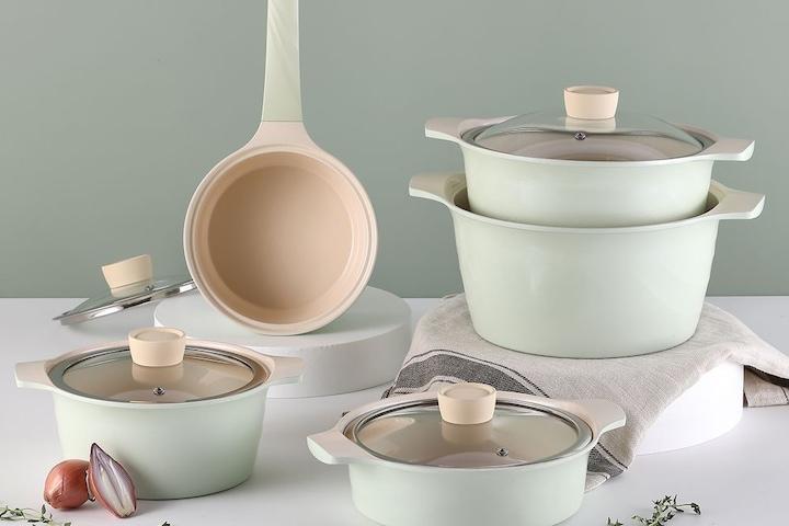 [1+1] 쿠킨 레몬민트 세라믹 인덕션 냄비 5종 모음 골라담기