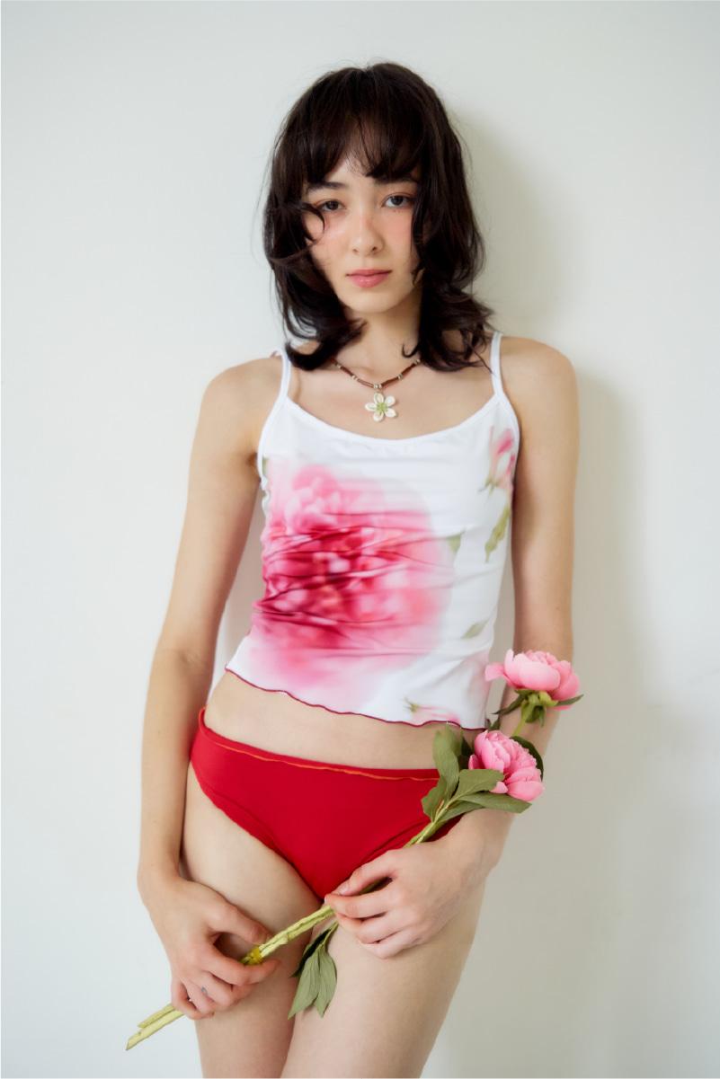 Pulkkot Cover up Top _ Peony