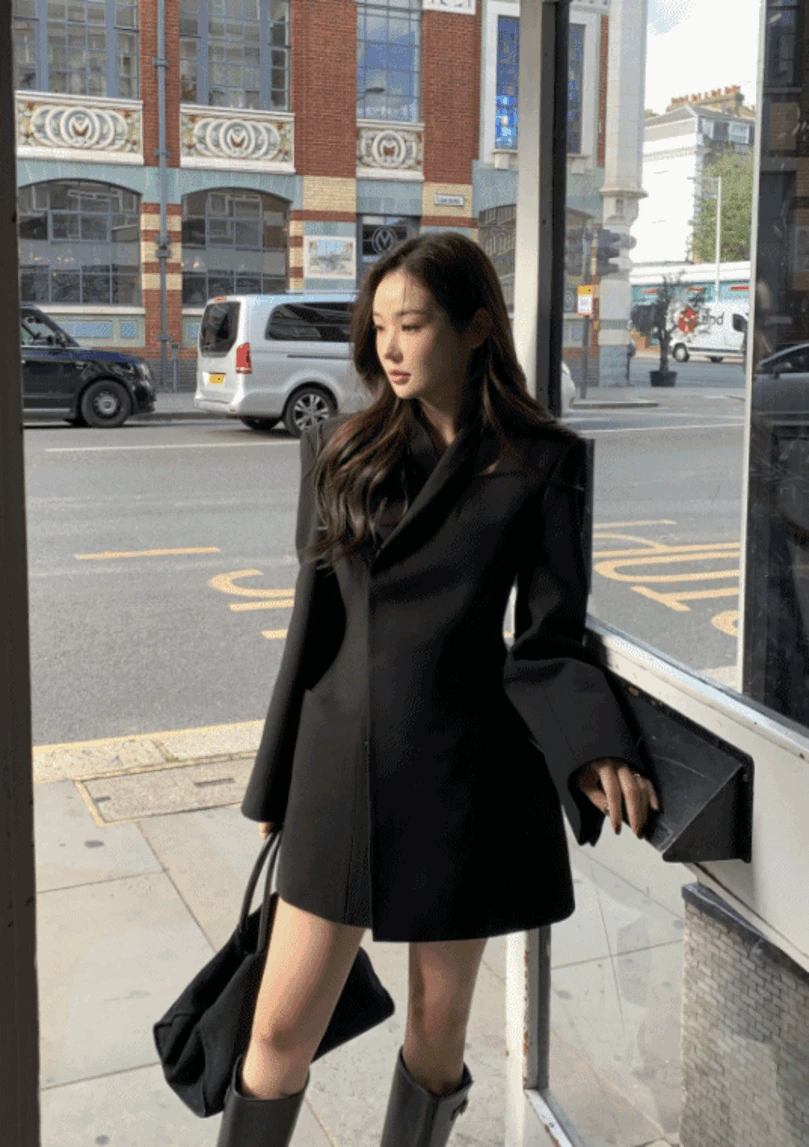 아워글라스 라인 자켓