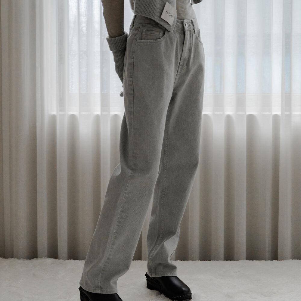 STRAIGHT FIT DENIM (SAGE GREEN)