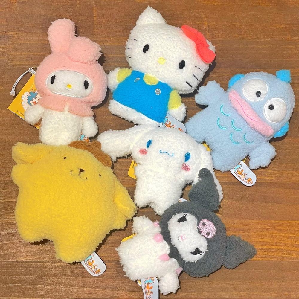[다올상점] 산리오 정품 뽀글 납작 마스코트 키링 6종 : 다올상점