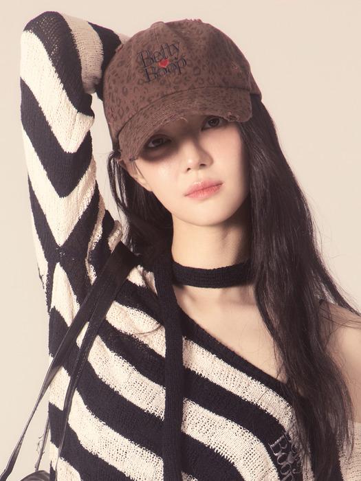 베티붑 레오파드 볼캡_브라운