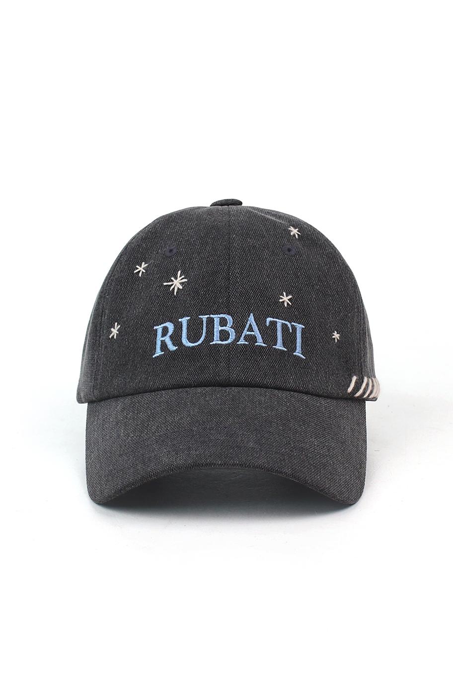 Stella Hand-stitched Vintage Cap_CHARCOAL