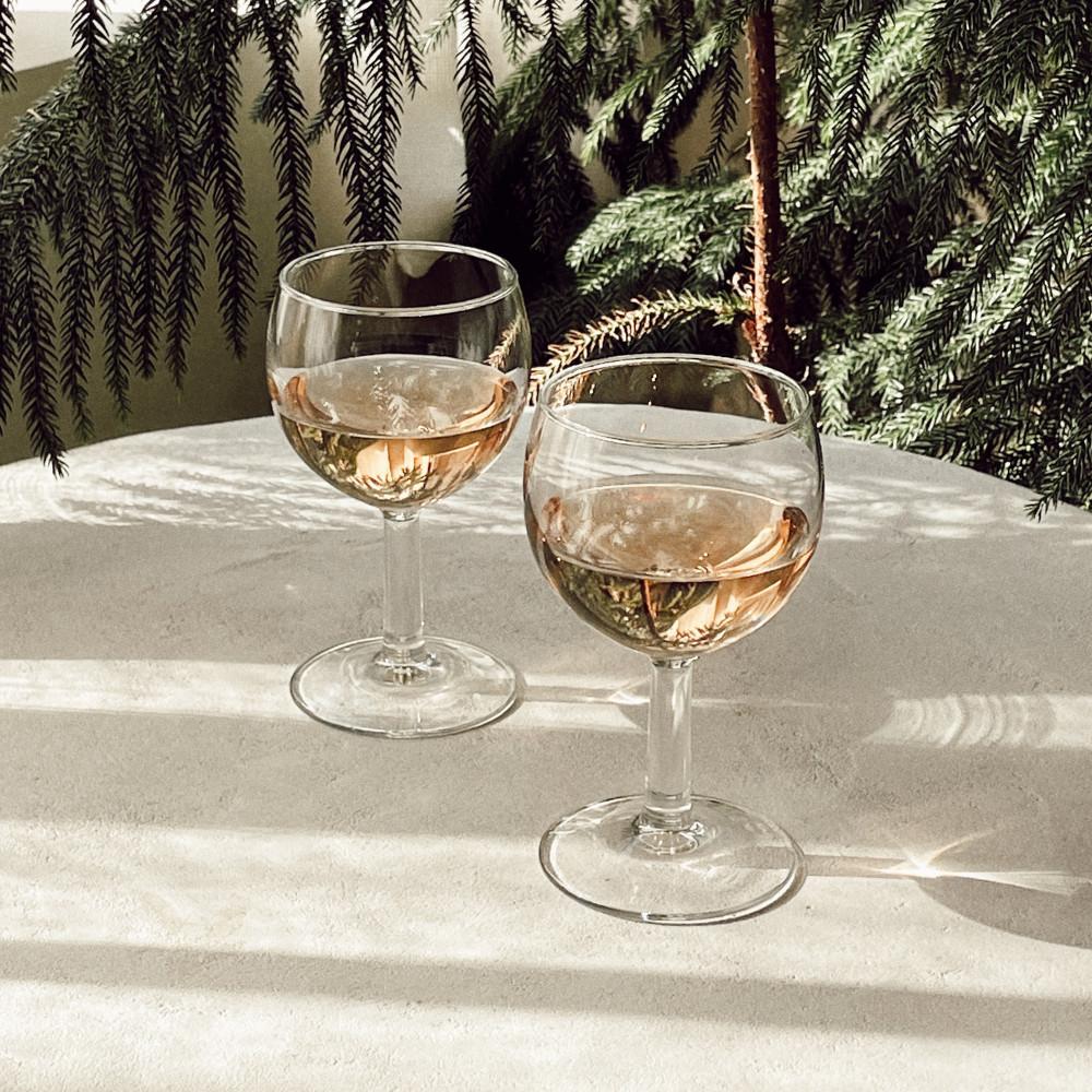 [빌라더레이블] 버블 강화유리 미니 와인 잔 글라스 귀여운 고블렛 홈카페 2size