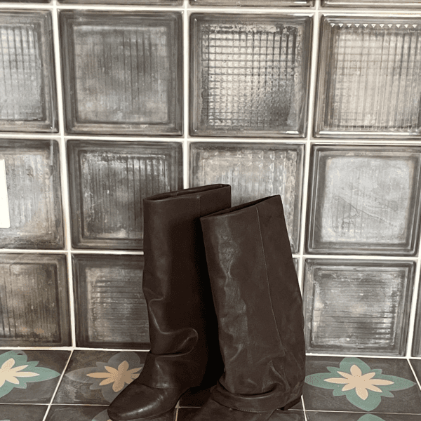 바미 빈티지 미디 부츠 ( bami vintage midi boots )