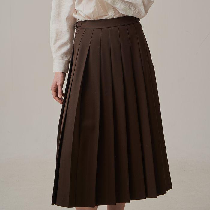 (long)pleats skirt