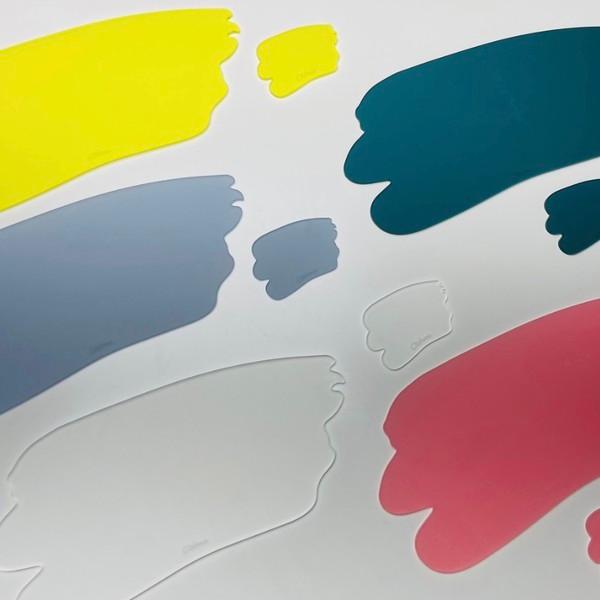 크렘 팔레트 아크릴 매트,수저받침 아크릴 트레이