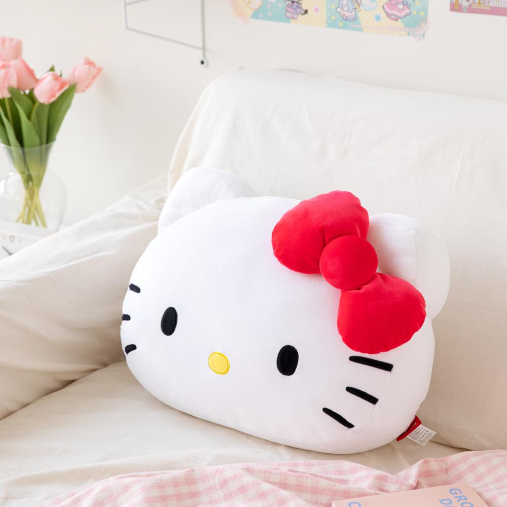 "말랑쫀득" Sanrio 헬로키티 페이스 쿠션
