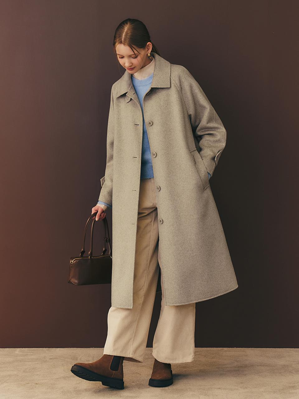 [홀리데이 특가] 핸드메이드 메이플 울 롱 코트 / 2COL