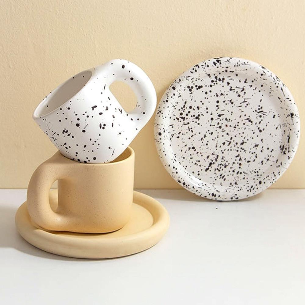 테이스트아트 예쁜 머그컵 뭉툭 법랑 카페 머그잔 집들이선물