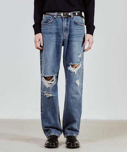 51062 KURABO SHARP BLADE JEANS [WIDE STRAIGHT]