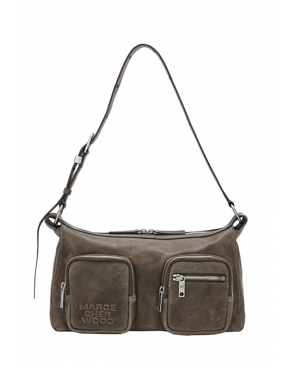 OUTPOCKET HOBO_washed brown pull-up
