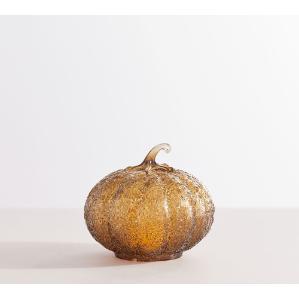 텍스쳐드 글라스 펌킨 클로셰_스몰(엠버)