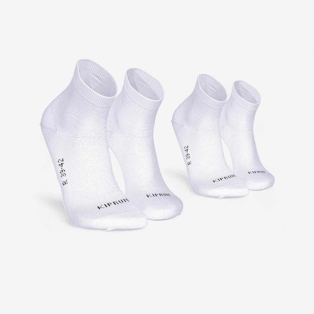 러닝 중목 양말 2켤레 파인 런500