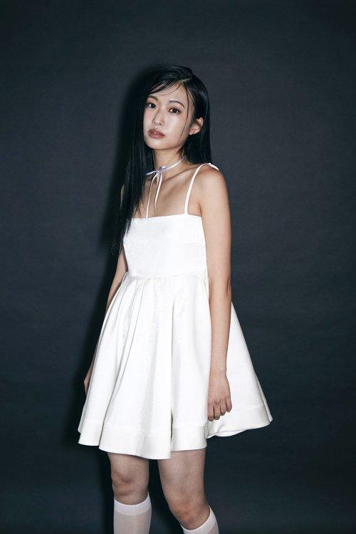 shine dress (white)