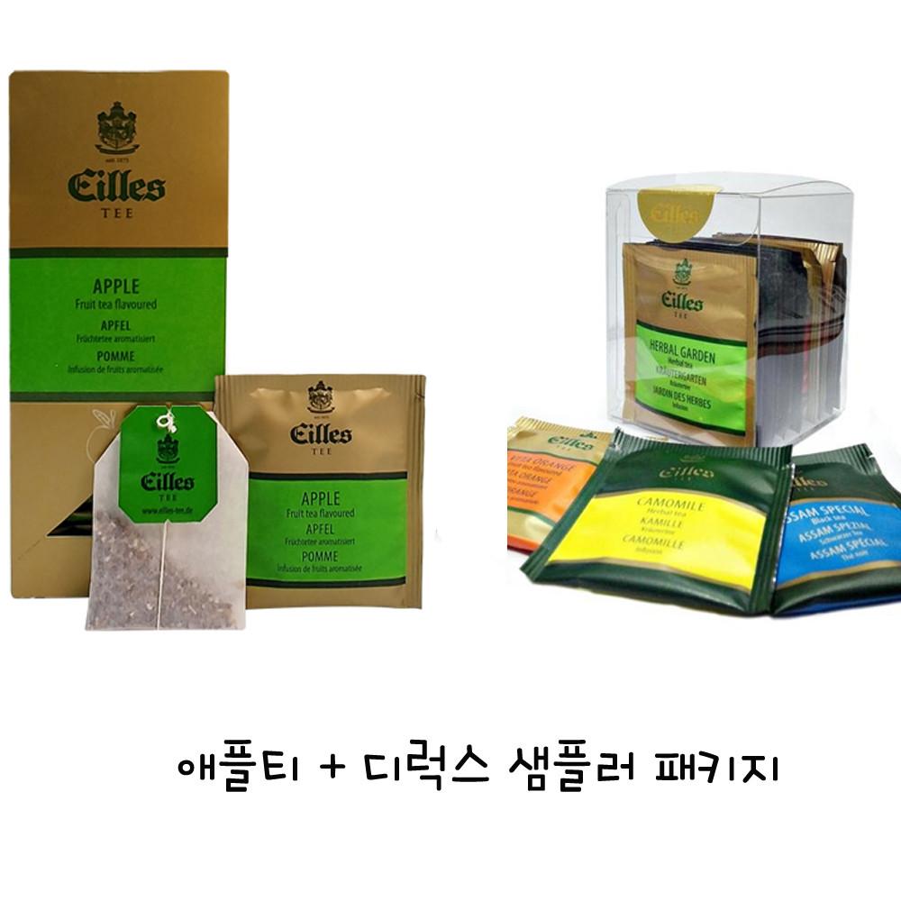 애플티 + 디럭스 티백 샘플러 패키지 / 12가지 구성 [원산지:독일]