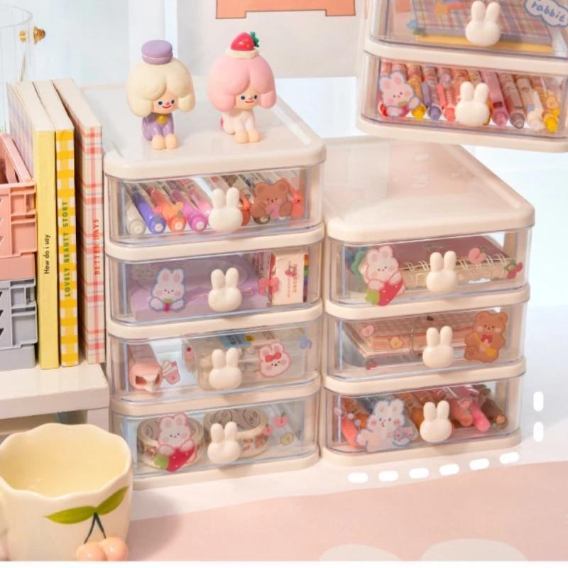 Storage Stationery Storage Box Desktop Student Ins Drawer Pen Cabinet Office Tape Hair Accessories Sundries Organizer