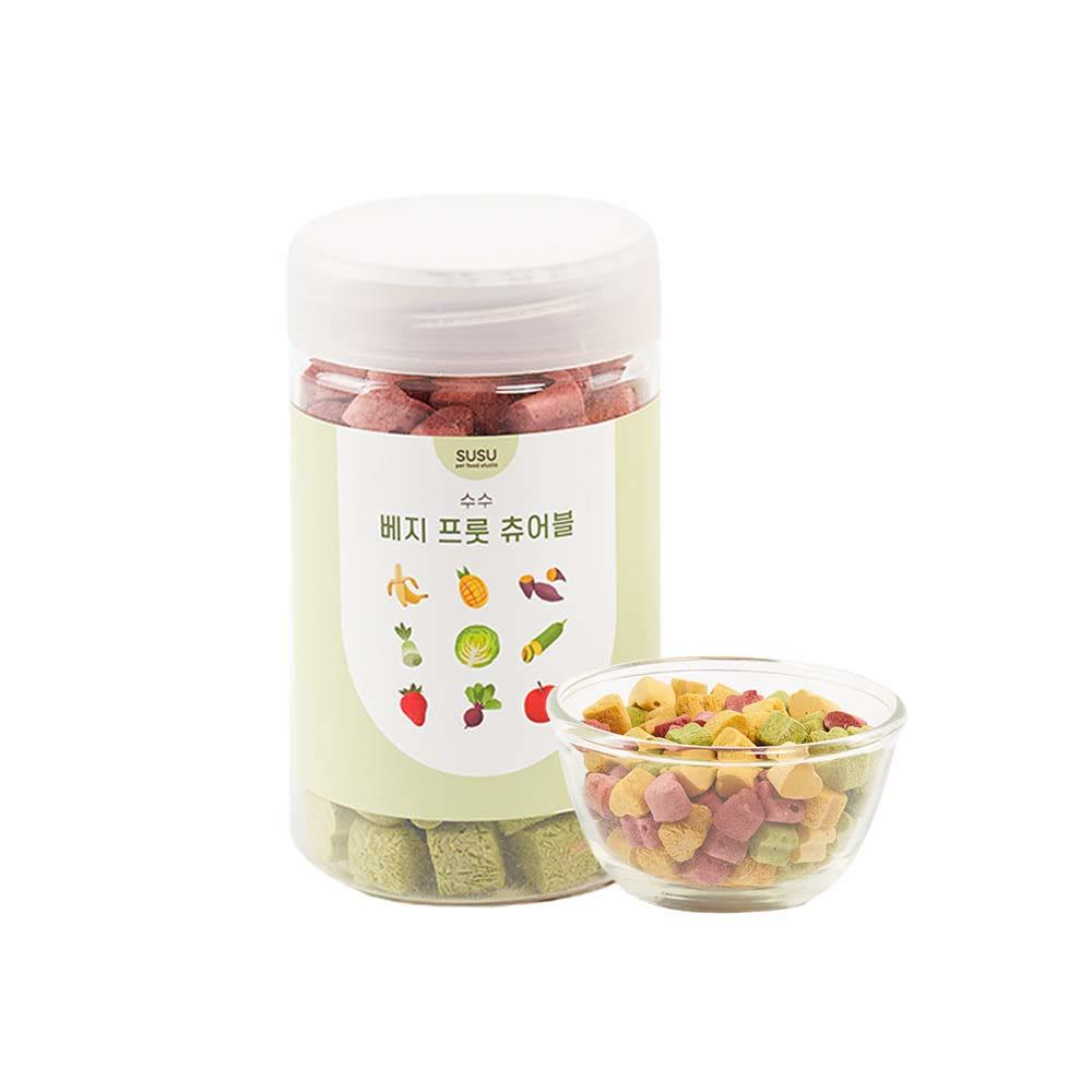 수수펫푸드 동결건조 츄어블 베지+과일, 50g, 1개 