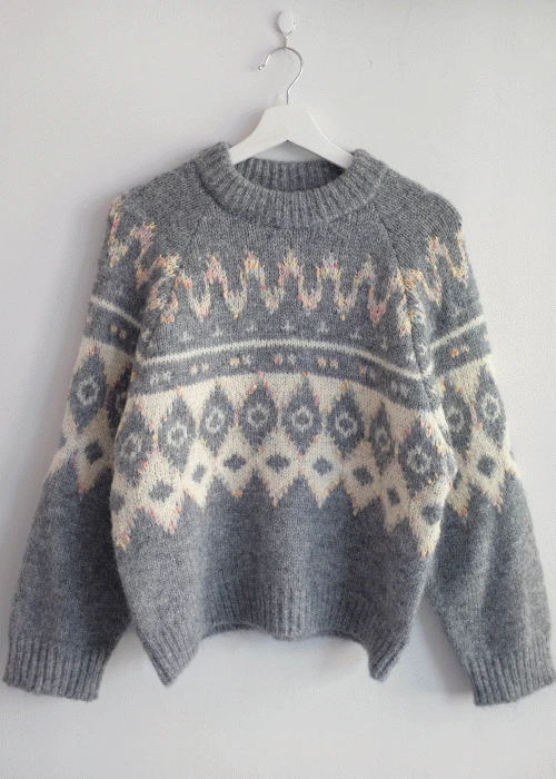 스노우 풀오버 니트