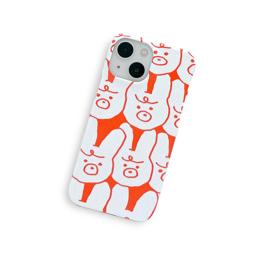 아이폰13케이스 [주문제작] 글루미즈 유기견 후원 앵그리체리 하드케이스 : 나음코퍼레이션