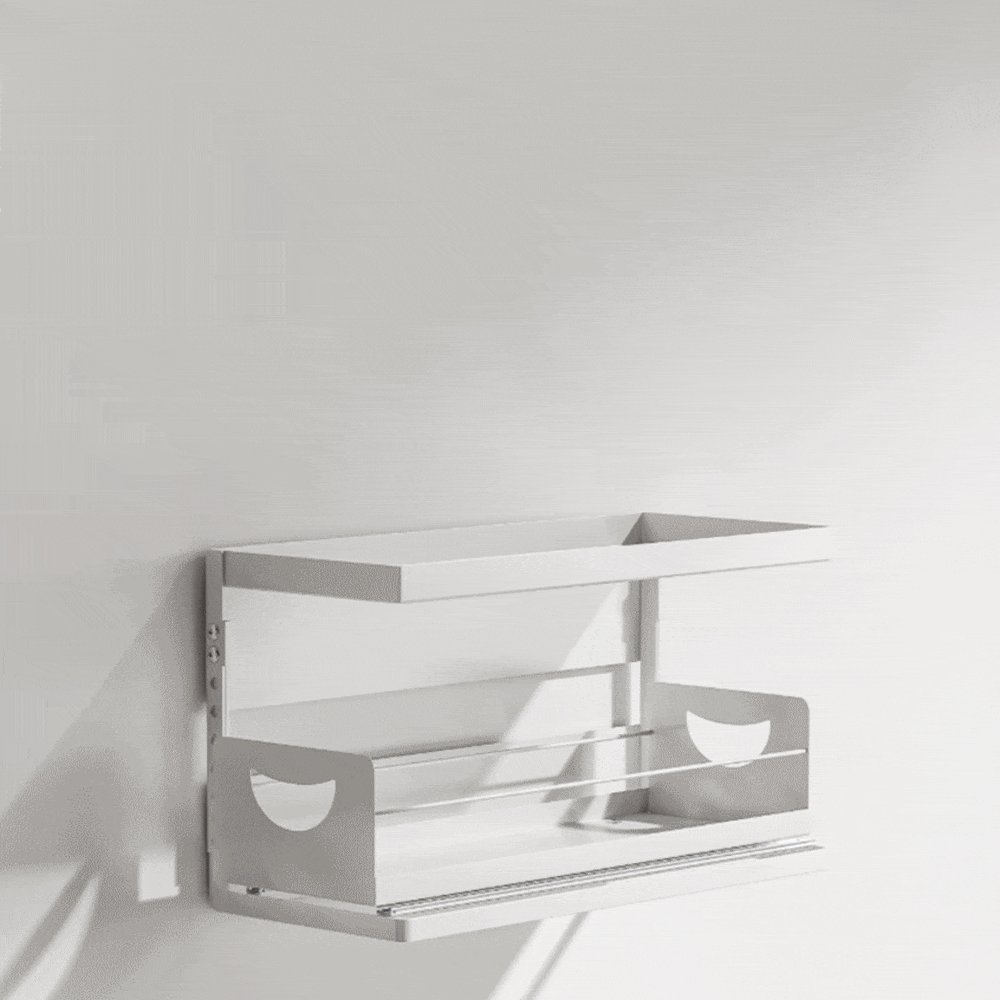 높이조절 2단 자석선반