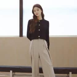 [23 F/W] 잇미샤 라운드넥 크롭 자켓 ITN9ZJK650