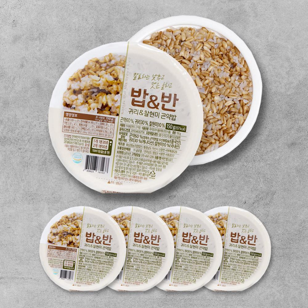 사과마켓 밥맛 좋은 현미 귀리 곤약밥 (4개)