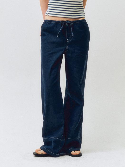 Non-fade String Denim Pants_CTD418(Denim)