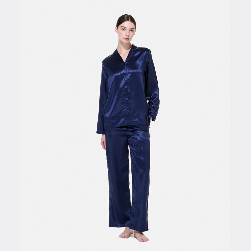 Lumiere Silk Pajamas Navy