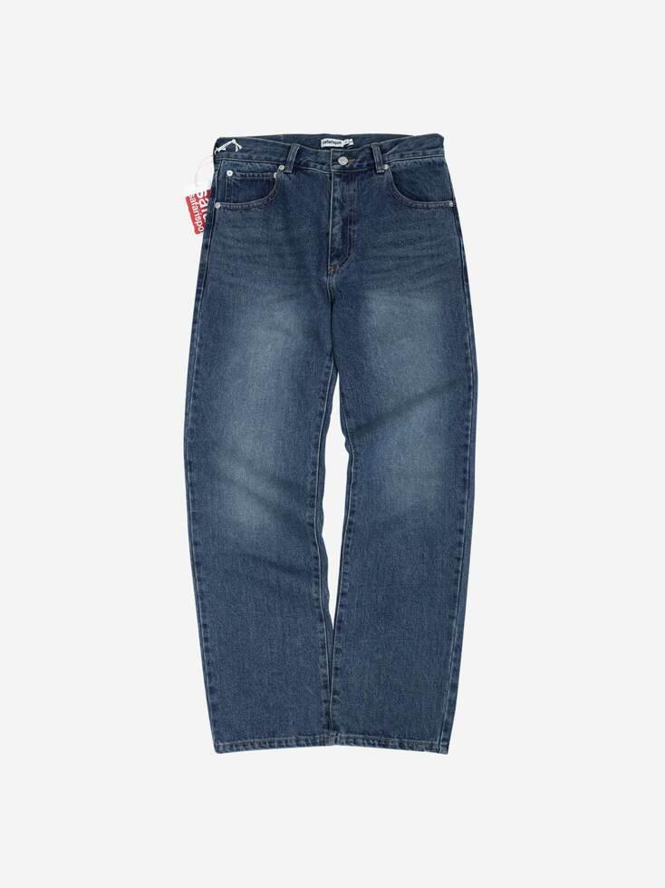 AUTHENTIC LOOSE STRAIGHT JEANS (MEDIUM BLUE)