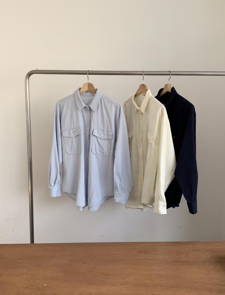 워싱 바이오 남방 3colors/레몬크림 4월5-8일 출고 예정