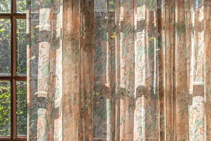 (빠른배송)Coral Garden 코랄 가든 쉬폰 커튼 (1장/2장) 3 size