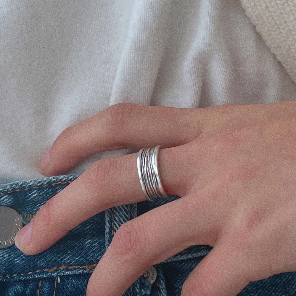 silver925 dark ring