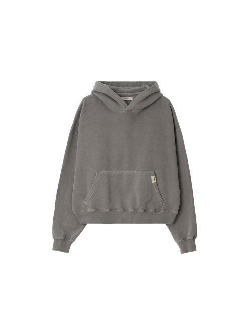 G CLASSIC WASHED BOXY HOODIE (GRAY)