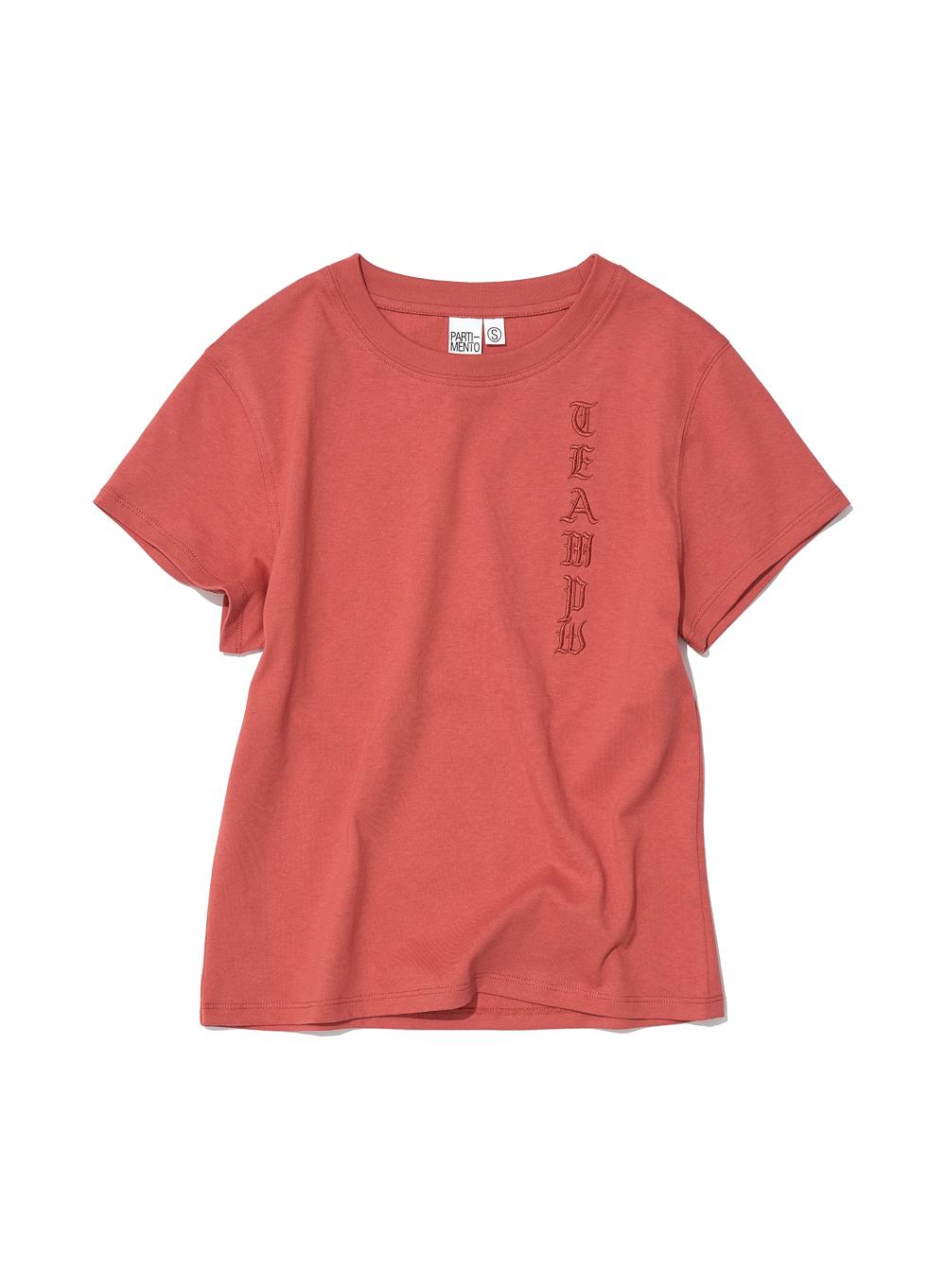 [WOMEN] TEAM 76 PATCH SHORT SLEEVE TEE_CHILI