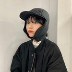 심플 패딩 귀도리 볼캡 (3color)