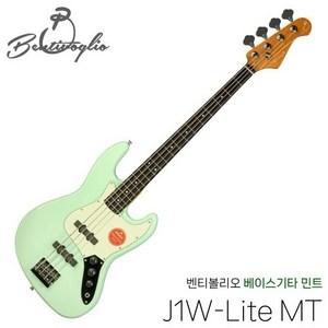 스프링데일뮤직 벤티볼리오 입문용 베이스기타 J1W-Lite MT 민트, 단품