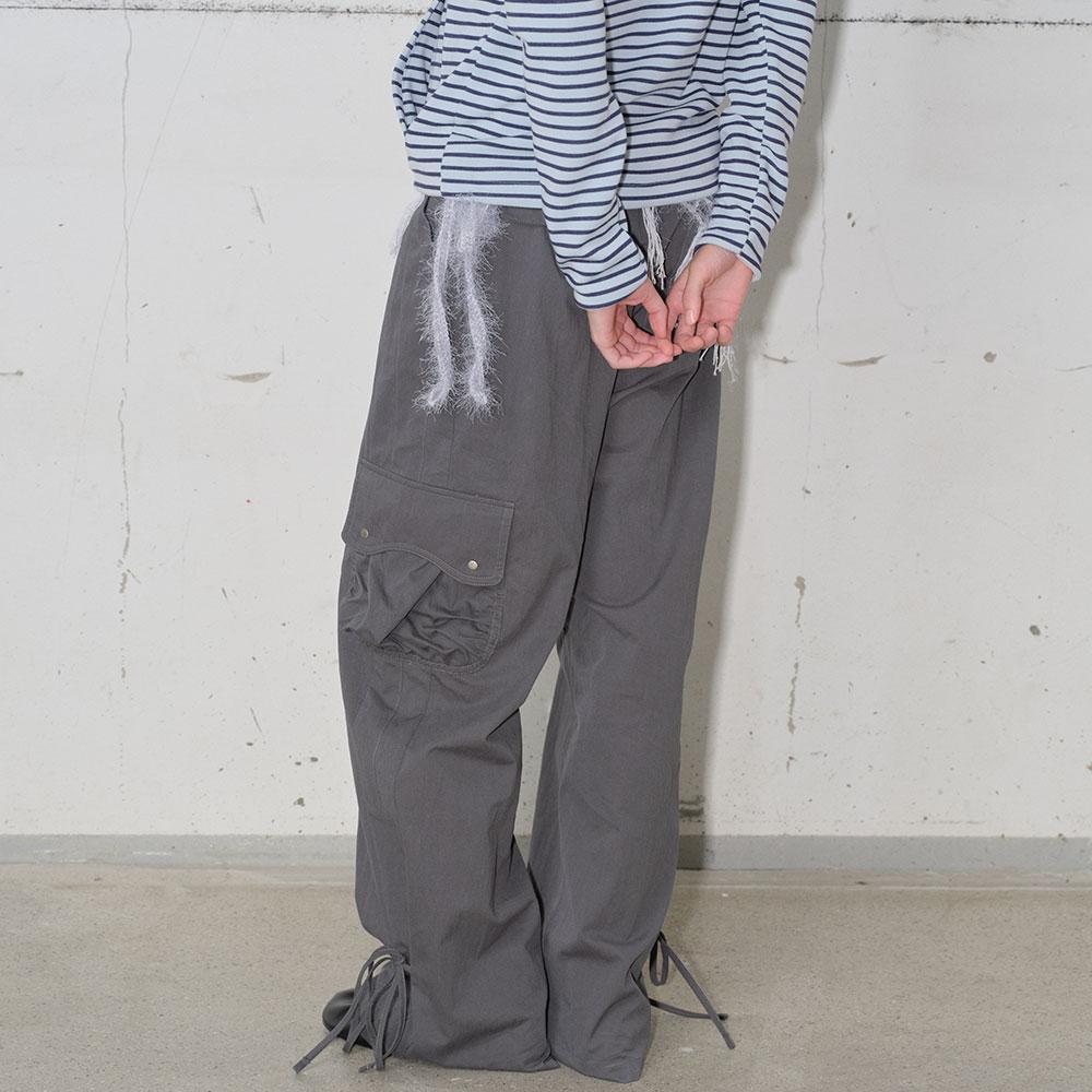Dumpling Pocket Pants [Charcoal]