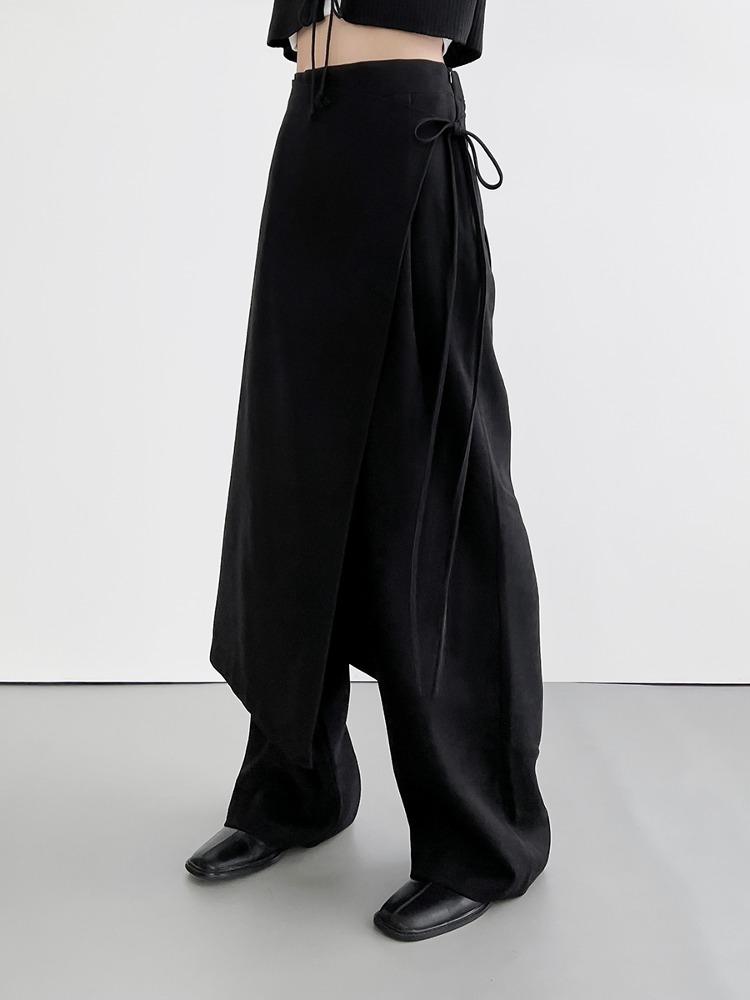 러드 랩 스커트팬츠