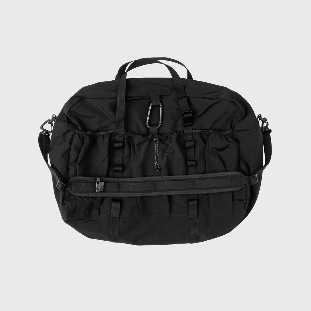 mmo boston bag 095 / nylon slub black