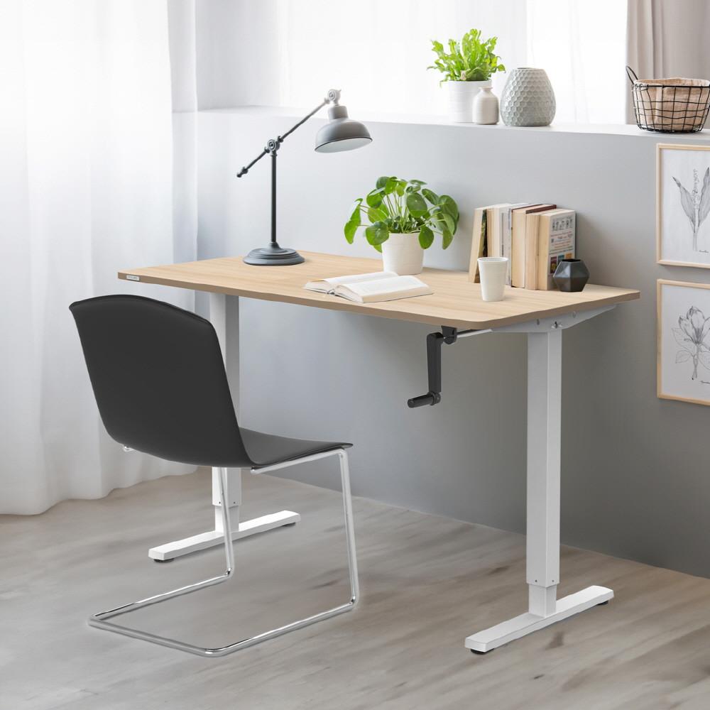 핏쳐 M1 PLUS 수동식 커스터마이징 높이 조절 모션 데스크 책상 1200