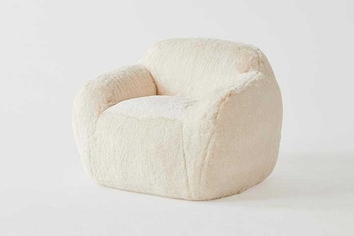 onion 스너그 1인 페이크퍼 소파(컬러 택1)